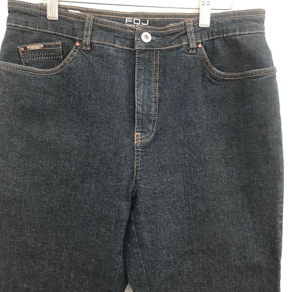 French Dressing Blues Suzanne Strait Leg women's size 10 Petite medium wash jean - Picture 3 of 10